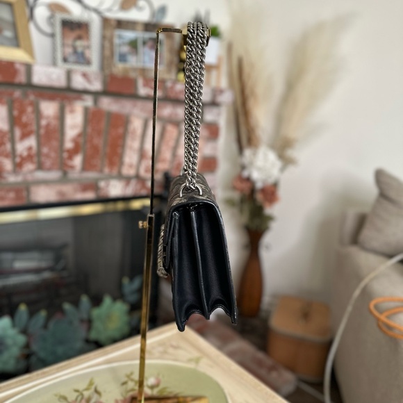 Authentic Gucci Dionysus GG Supreme Arabesque Chain Shoulder Bag Navy Blue - Picture 5 of 13